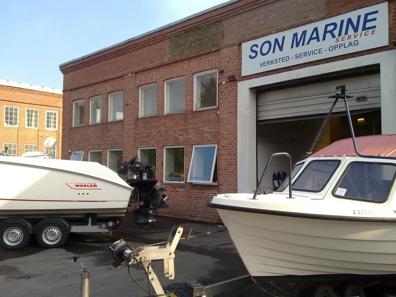 Vinteropplag hos Son Marine Service